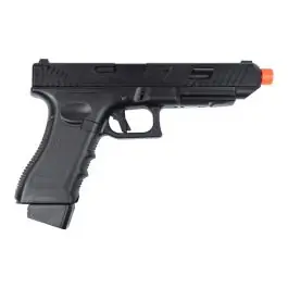 Pistola Glock Custon scarrellante a gas custom nera VG