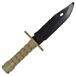 Finto coltello/baionetta M9 TAN