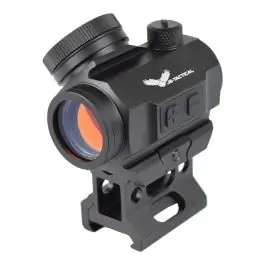 Red dot sight con rialzo 1" e batteria integrata nero JS-TACTICAL