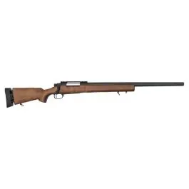 Carabina Sniper bolt action M24 vero legno calcio regolabile Snow Wolf