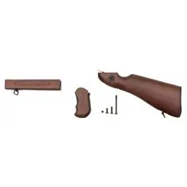 Calcio paramano e impugnatura in vero legno per serie M1A1 SNOW WOLF
