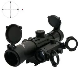 Ottica zoom 4X lente 32mm con Red Dot JS-TACTICAL