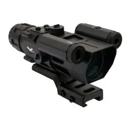 Prisme scope 4x32 con laser rosso nero JS-TACTICAL SSSS