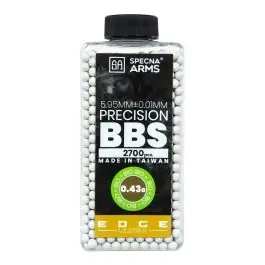 Pallini per softair SPECNA ARMS 6 mm BIO EDGE ULTRA 0.43g Bianchi 2700 PZ